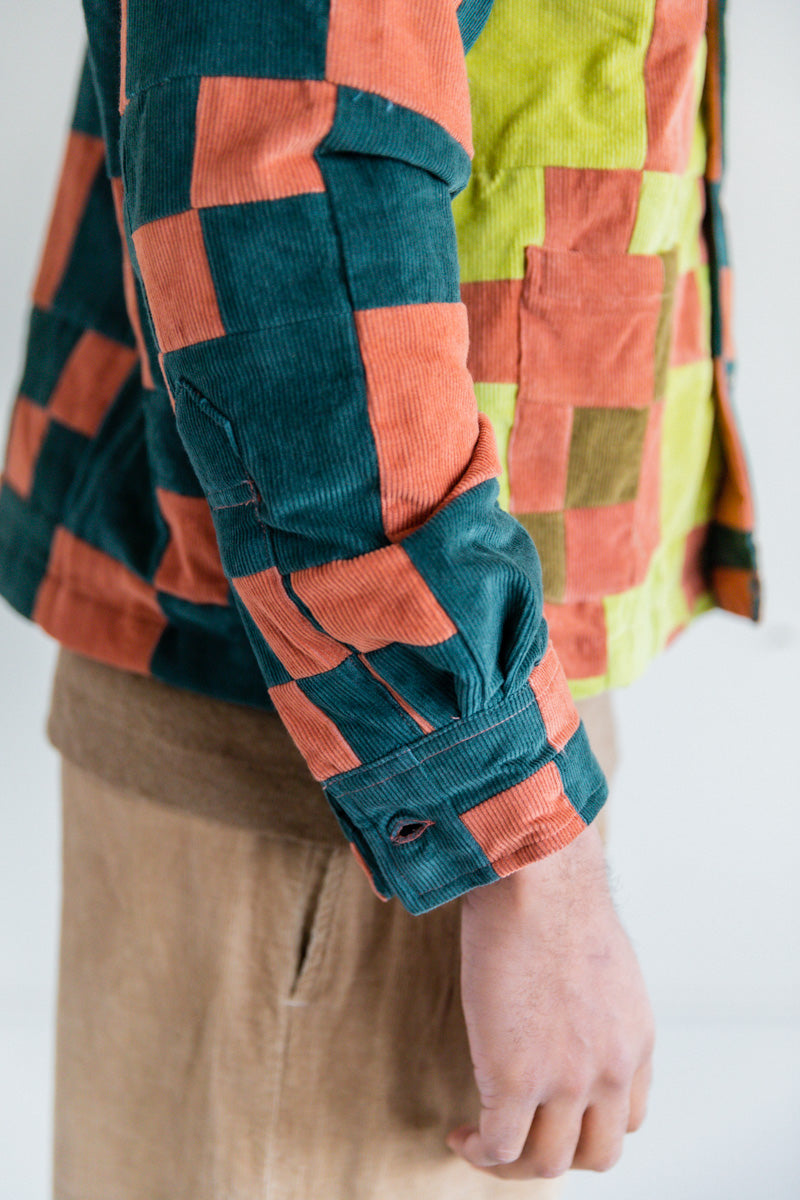 CORDUROY FOUR PATCH OVERSHIRT