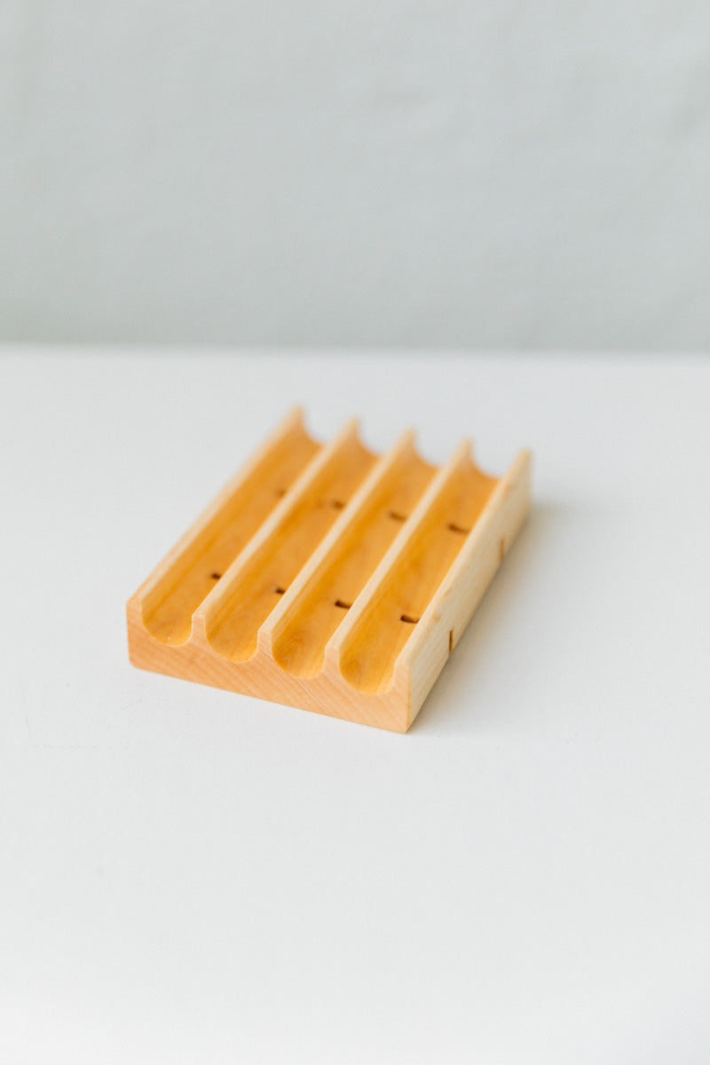 WOOD SOAP DISH