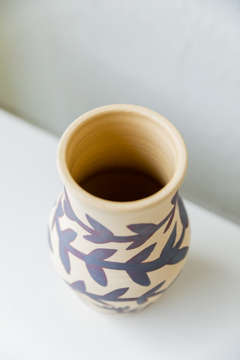 MEDIUM FLORAL PATTERN VASE