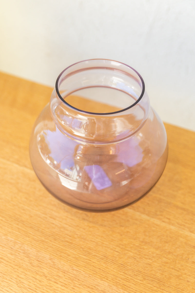 CALABASH FLOWER VASE IN AMETHYST