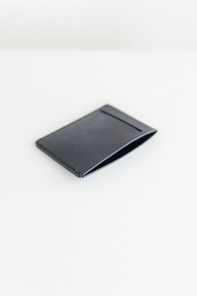 H-WELD TWO WALLET IN BLACK BRIDLE LEATHER