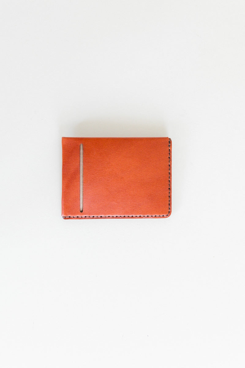 H-WELD TWO WALLET IN CHESTNUT BRIDLE LEATHER