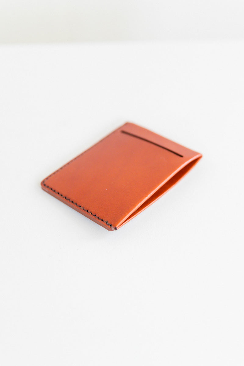 H-WELD TWO WALLET IN CHESTNUT BRIDLE LEATHER