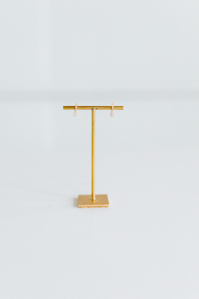 TAB STUDS IN 14K GOLD
