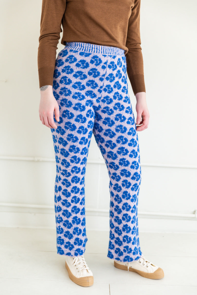 GOLGOLI PANTS IN DUSTY PINK & BLUE