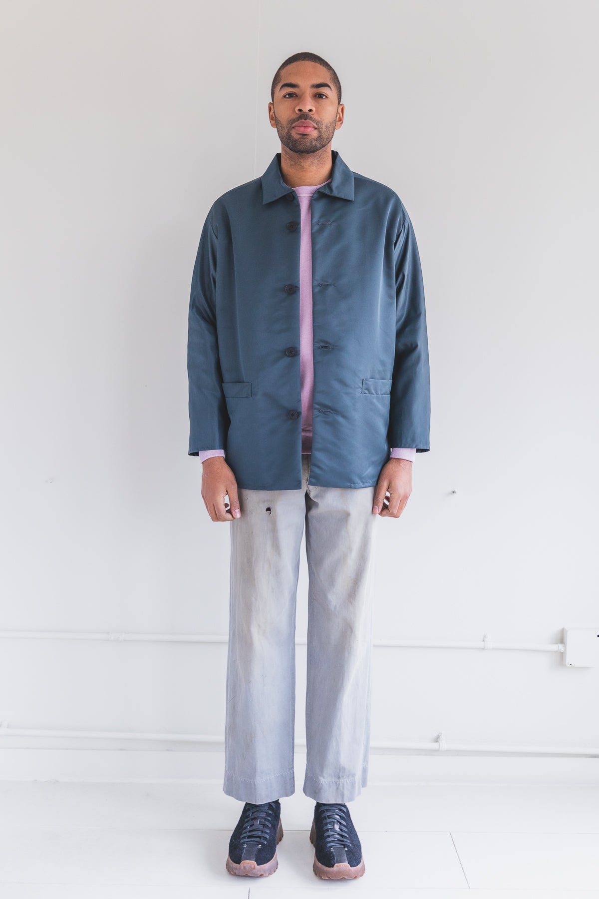GANZE RAIN BLOUSON IN NYLON TWILL — Shop Boswell