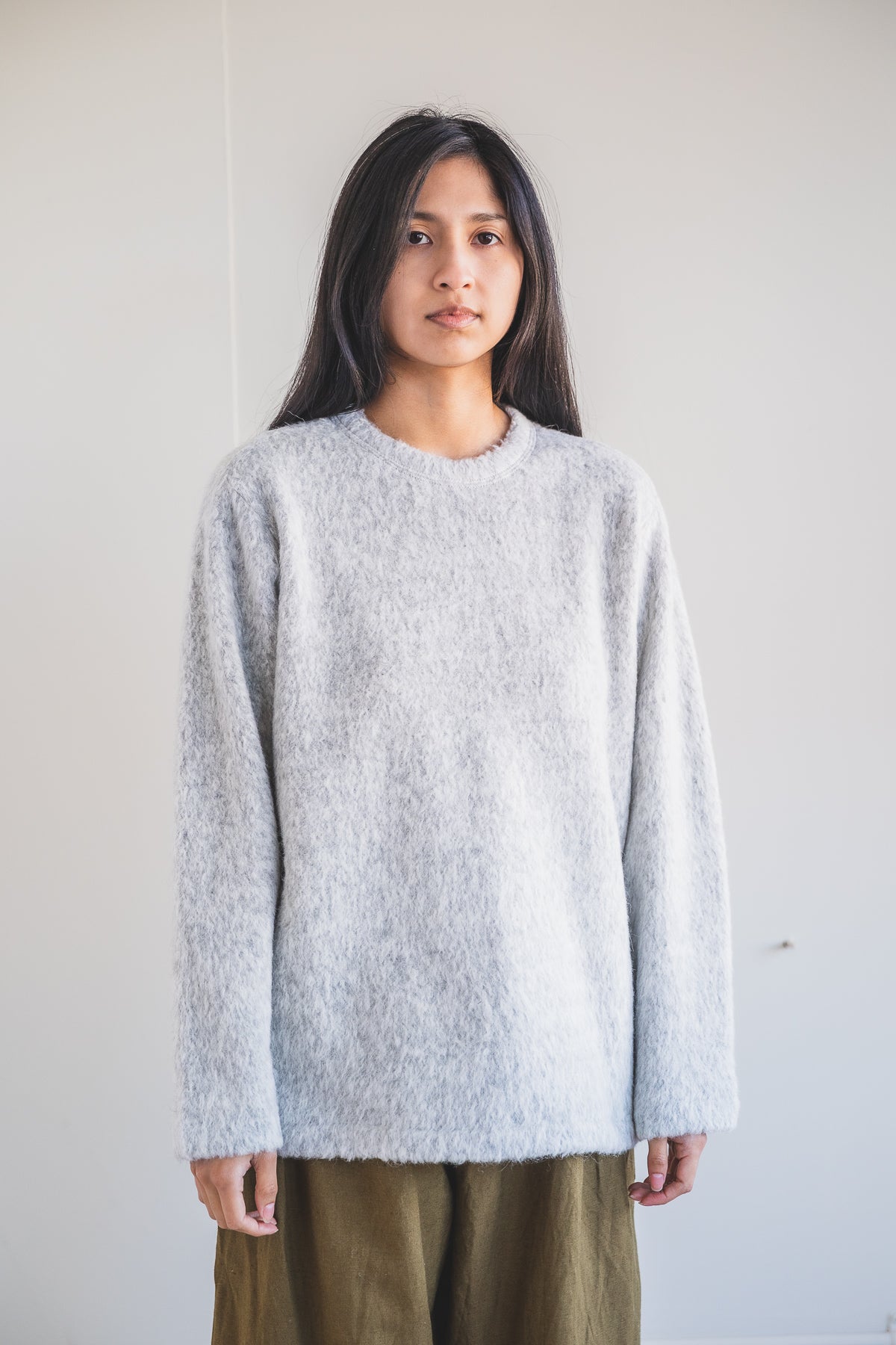 GANZE SWEATER IN ALPACA SHAGGY FLEECE