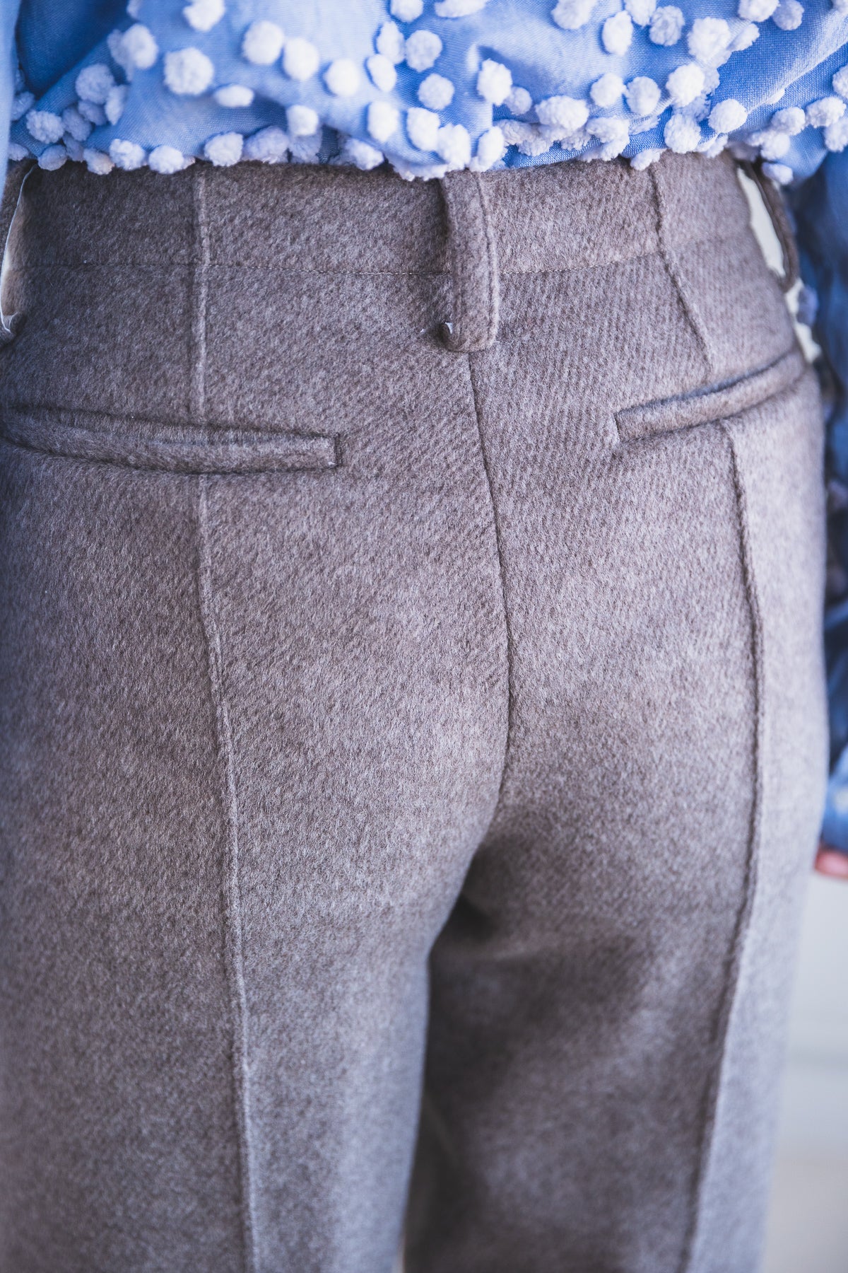 WINTER LAKE PANTS IN UNDYED GREY YAK