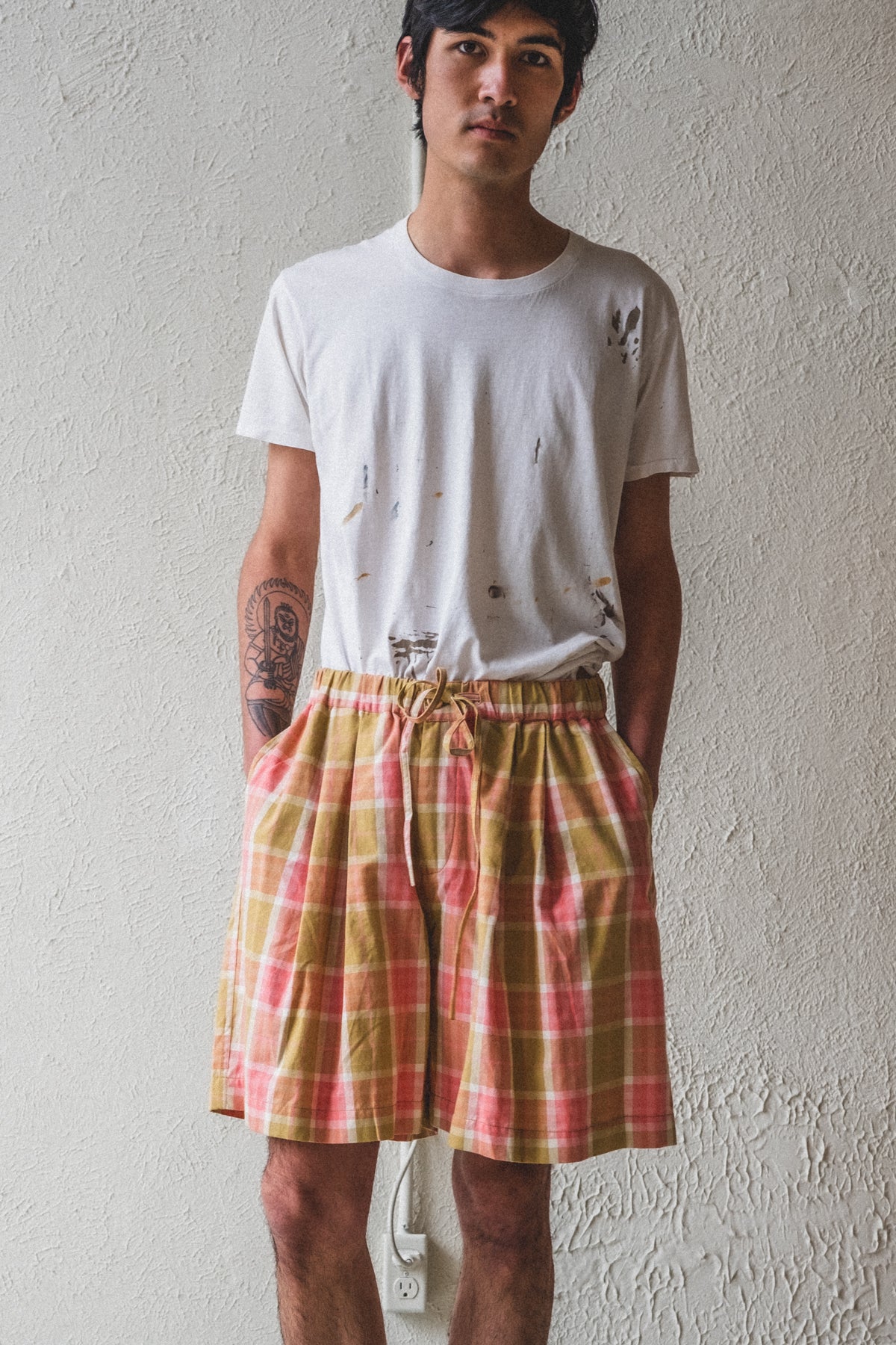 BRIDGE SHORTS IN PINK STORY CHECK