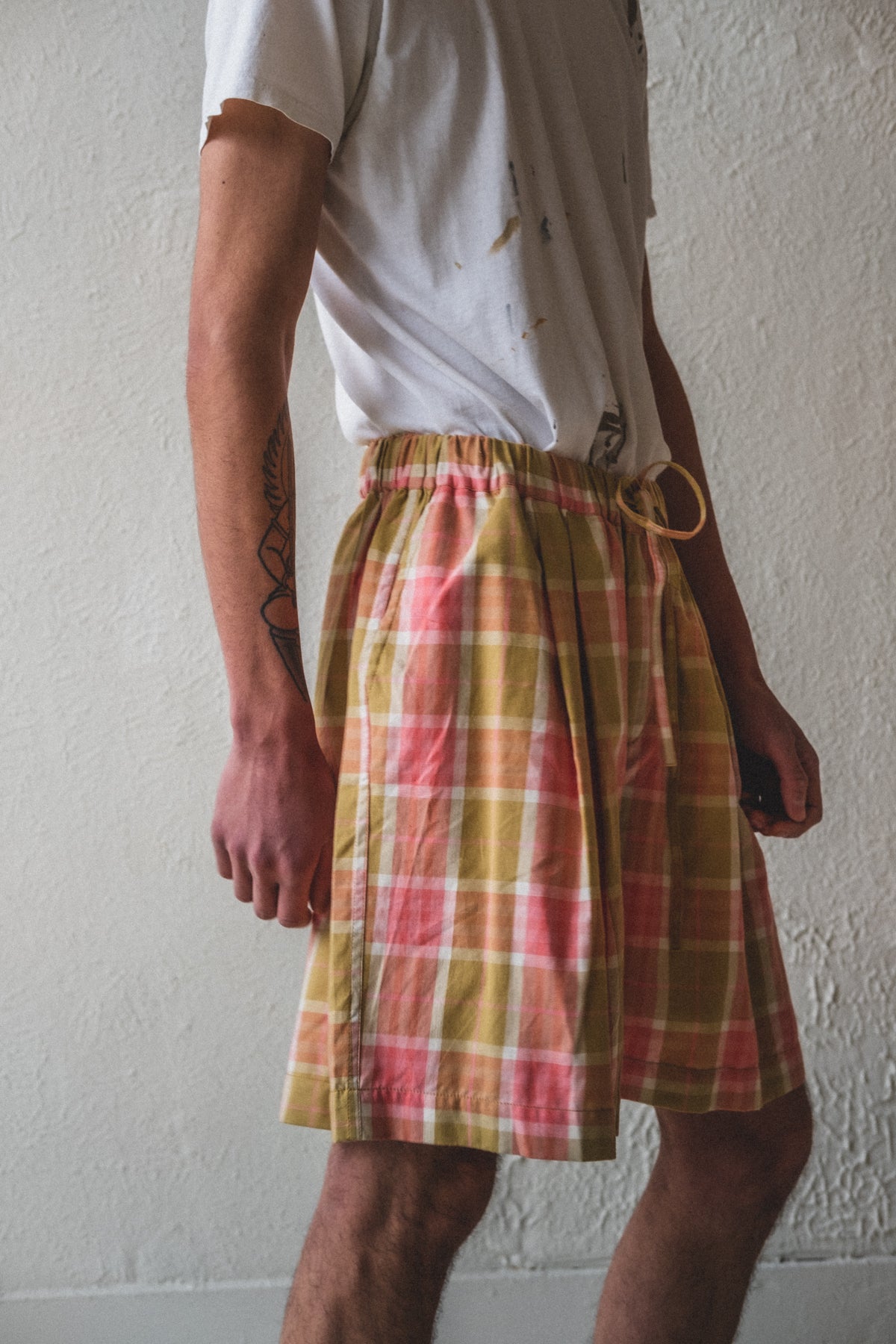 BRIDGE SHORTS IN PINK STORY CHECK