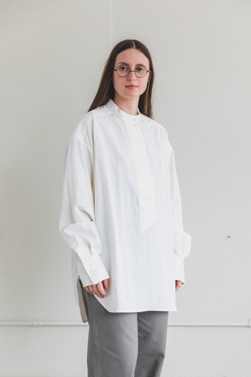 VALLEE SHIRT IN PARCHMENT VISCOSE