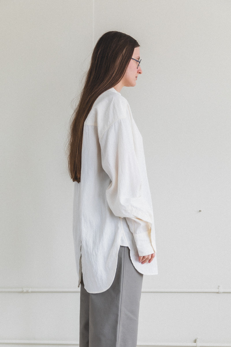 VALLEE SHIRT IN PARCHMENT VISCOSE