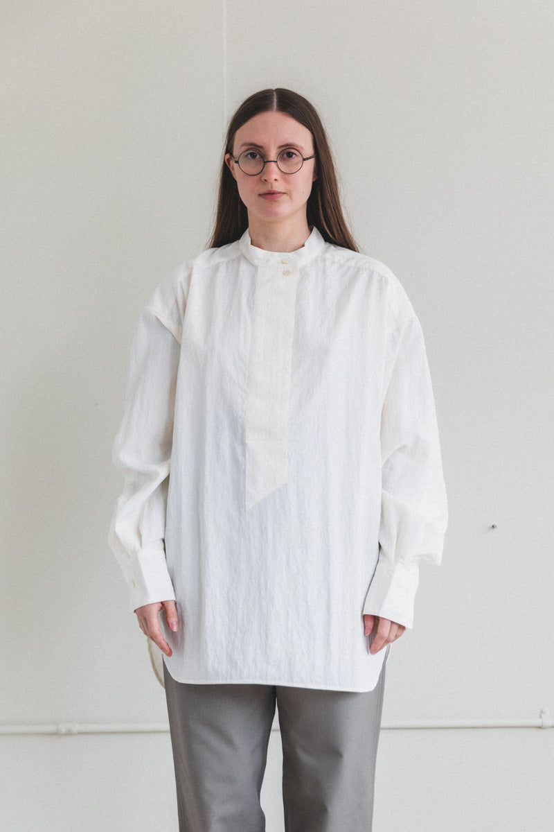 VALLEE SHIRT IN PARCHMENT VISCOSE