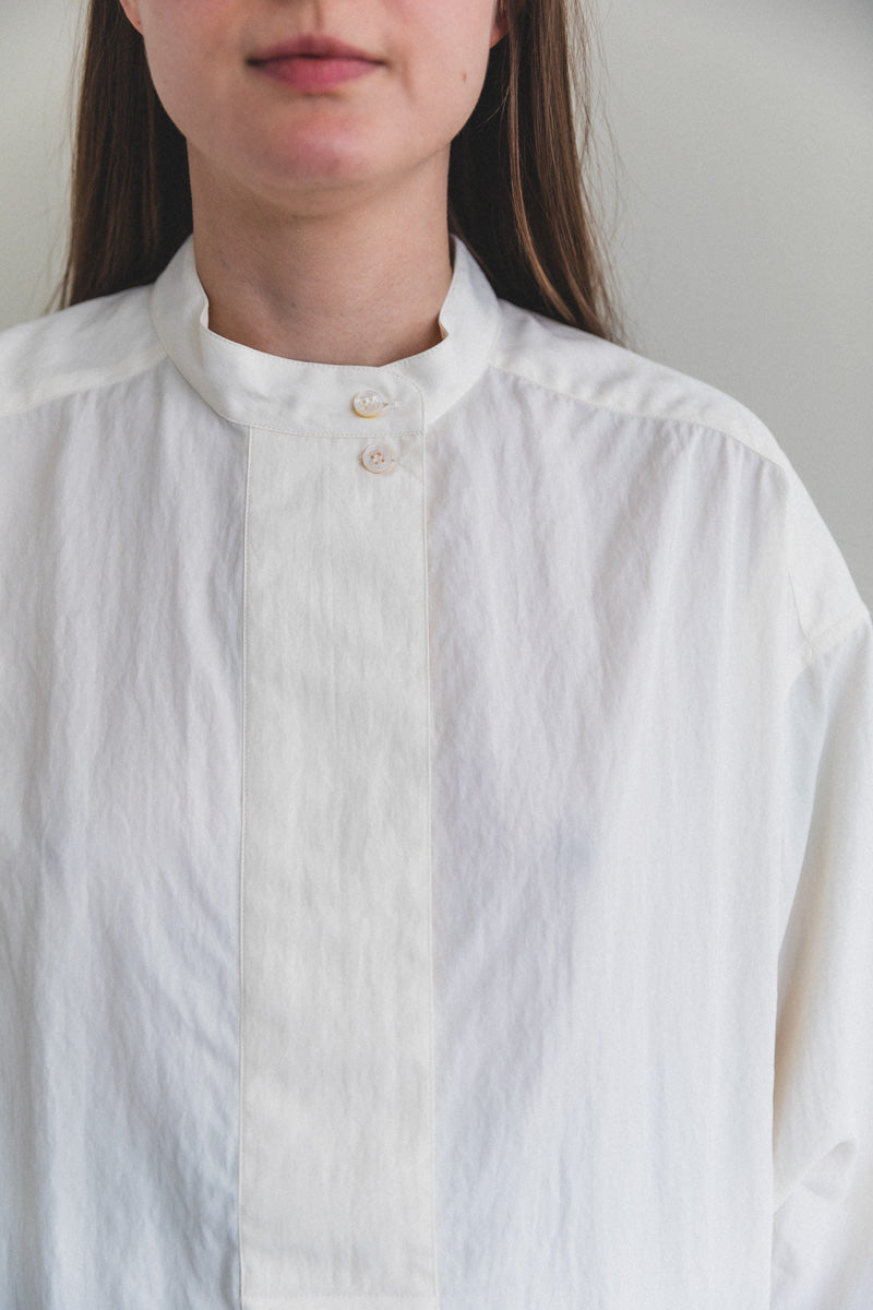 VALLEE SHIRT IN PARCHMENT VISCOSE