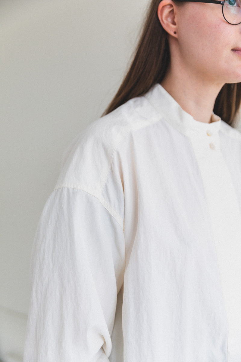 VALLEE SHIRT IN PARCHMENT VISCOSE