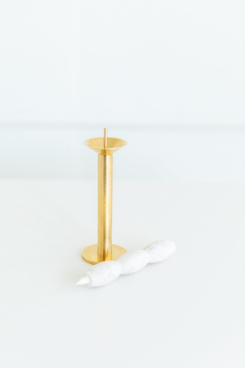 BRASS CANDLE STAND