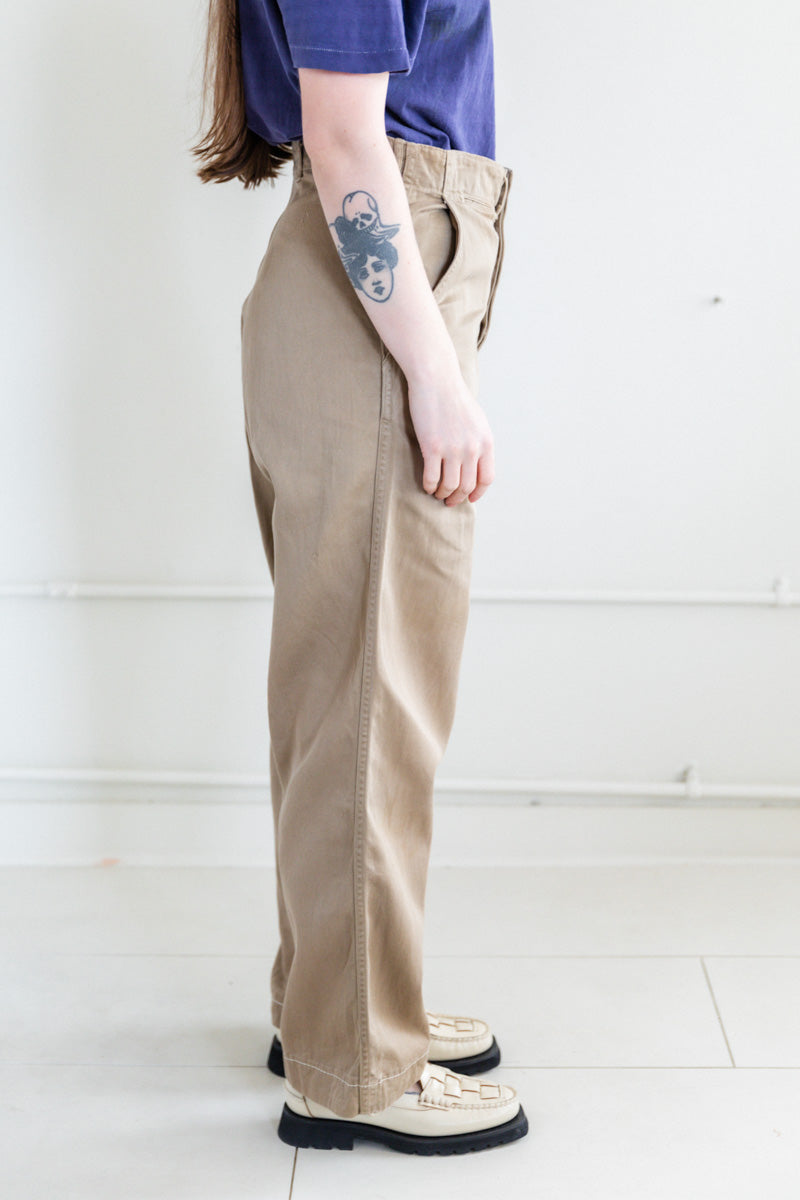 VINTAGE 1940'S MARINE CORPS KHAKI PANTS