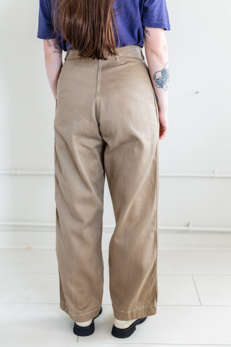 パンツ 40s~50s USMC C. D. Williams & Co. pants VINTAGE 1940'S MARINE CORPS KHAKI PANTS