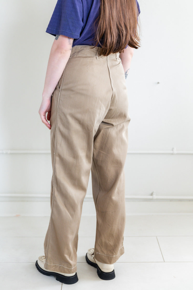 VINTAGE 1940'S MARINE CORPS KHAKI PANTS