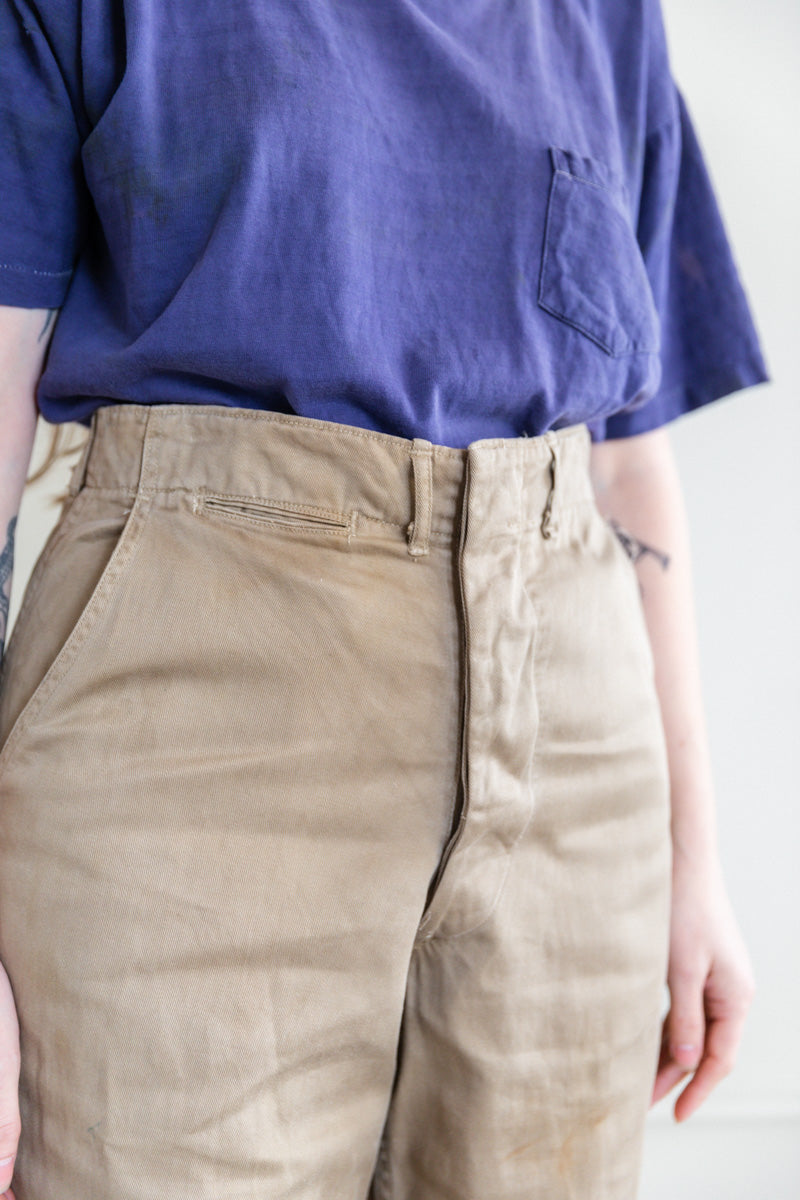 VINTAGE 1940'S MARINE CORPS KHAKI PANTS