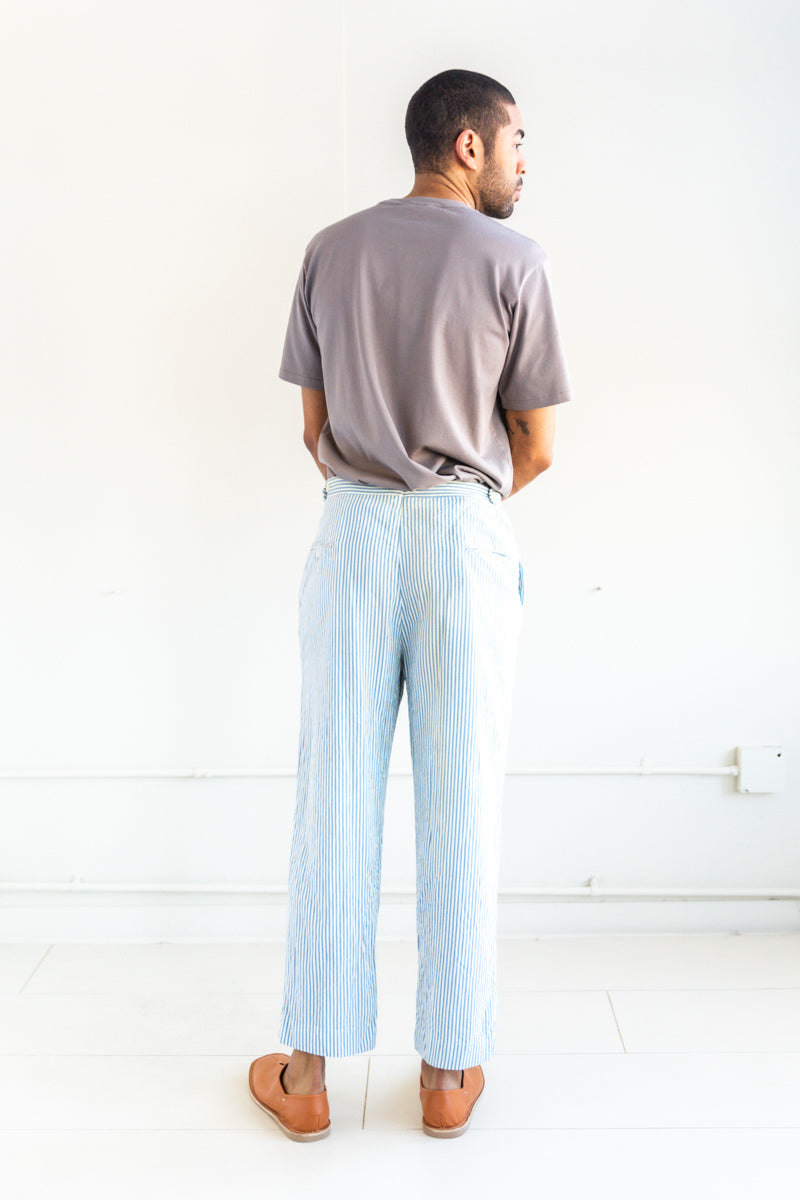 50’s Vintage Stripe Slacks 31×32 1950 Outdoor Vintage Style Work Pants Railroad Mens Stripe