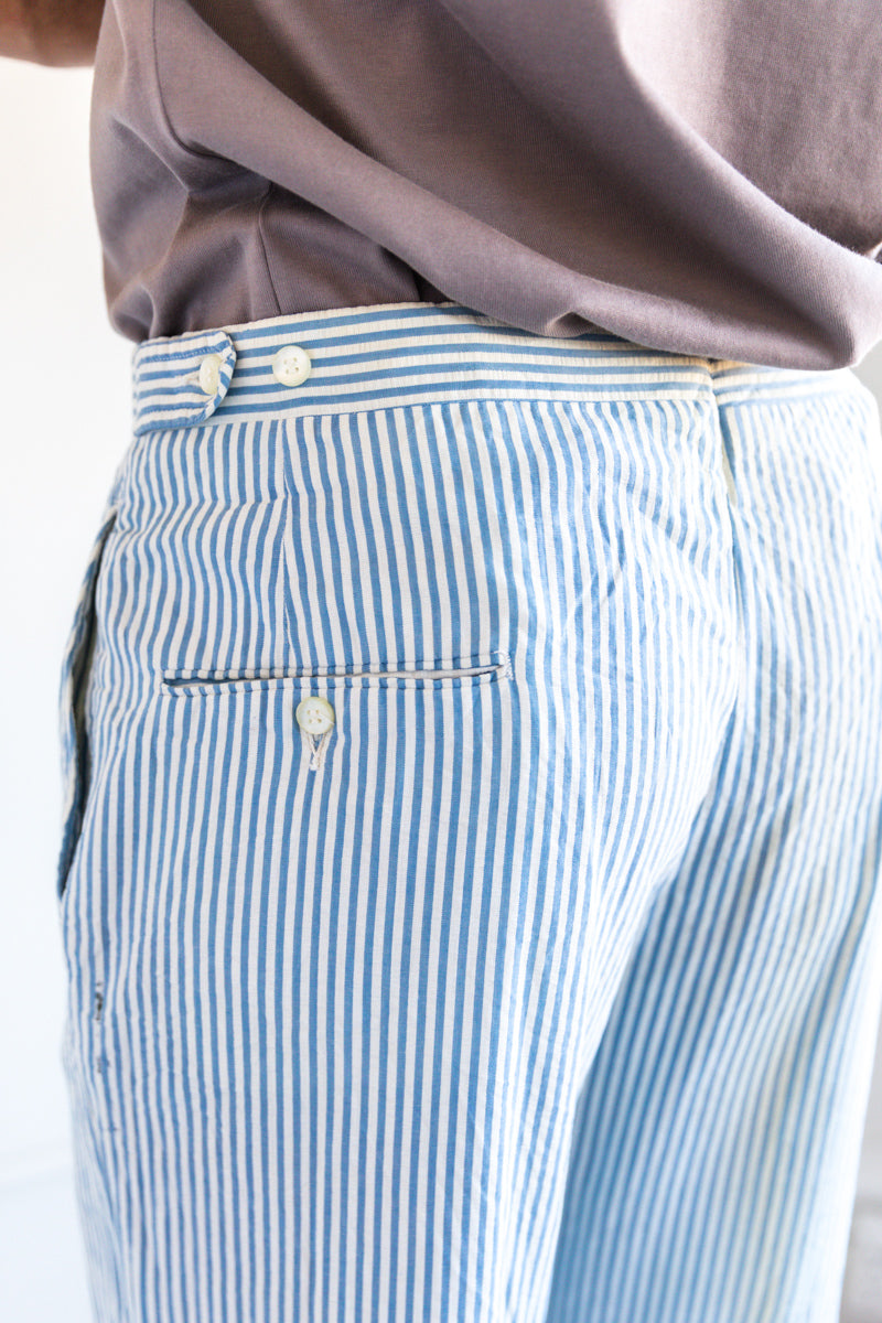 50’s Vintage Stripe Slacks 31×32 1950 Outdoor Vintage Style Work Pants Railroad Mens Stripe