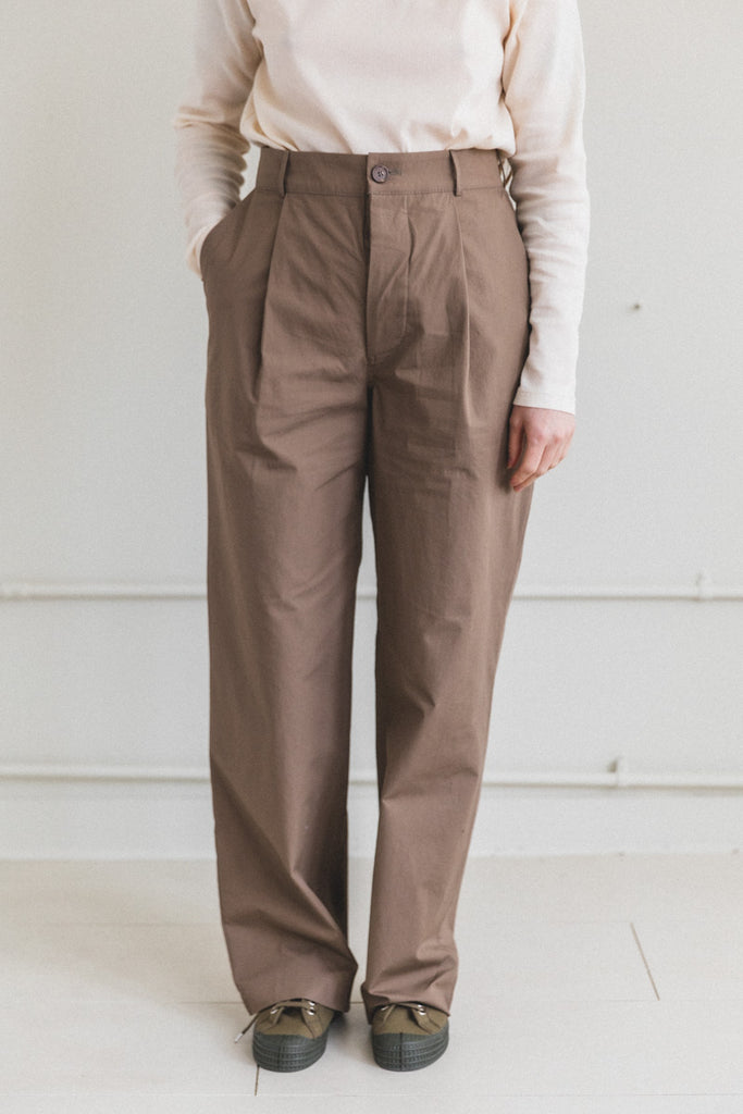 TYPEWRITER PANT IN BROWN — Shop Boswell